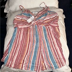 Maurice’s empire fit V neck stripe tank